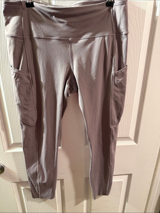lululemon athletica Pants - lululemon athletica mauve-gray High-Rise Pocket Leggings